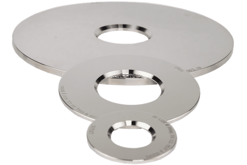 4" Universal Orifice Plate Stainless Steel 4.406" OD x 2.250" ID x 0.125" Thick - Picture 4 of 9