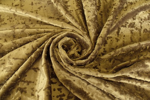 Large Thick Velvet Curtain Stunning Flocking 560x230cm+30Hooks Gold - Picture 6 of 12