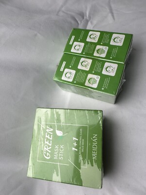 4 × Green Tea Purifying Clay Stick Mask for Deep Clean Pore Blackhead Remover US