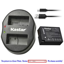 Kastar Battery Dual USB Charger for Panasonic DMW-BLC12 Panasonic Lumix DMC-GH2