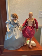 The King & I Shall We Dance Dolls W. S. George China Company - Anna & The King