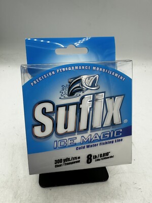 Sufix Ice Magic Fishing Line - Clear 8 lb Test - 300 yards 603-108 | eBay