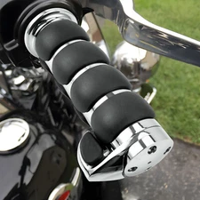 25mm 1'' Motorcycle Handle Bar Hand Grips For Harley Street Electra Road Glide