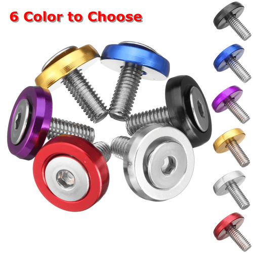 20PC GOLD JDM BILLET ALUMINUM FENDER BUMPER WASHER/BOLT ENGINE - Foto 1