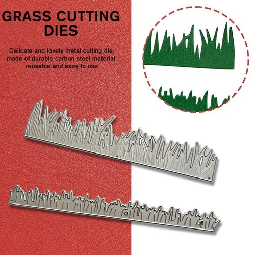 Metal Cutting Die Fence Dies Grass DIY Make Scrapbook Photo Card Decorate X4R0