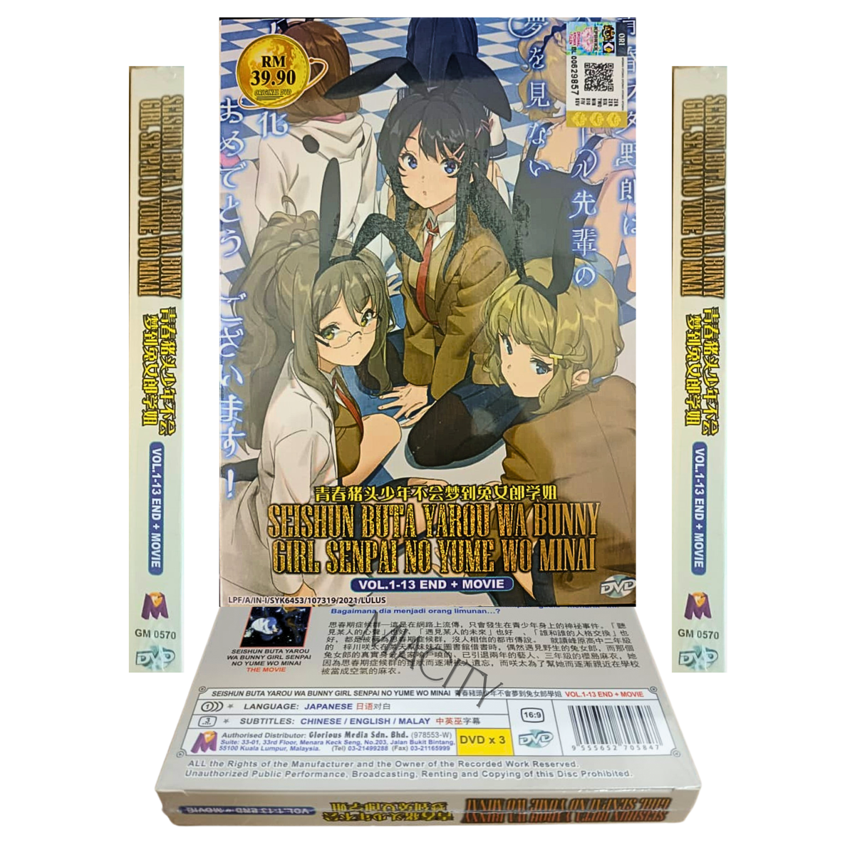 Anime Girl Sakuta Azusagawa Rascal Does Not Dream Of Dreaming Girl