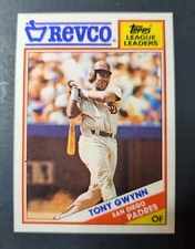 1988 TOPPS REVCO LEAGUE LEADERS #1 TONY GWYNN SAN DIEGO PADRES GLOSSY *NRMT/MINT