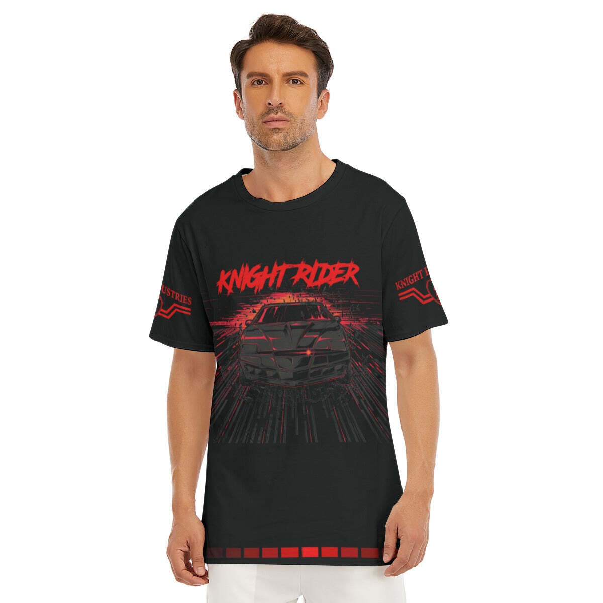 Knight Rider Kitt Shirt Black Red | eBay