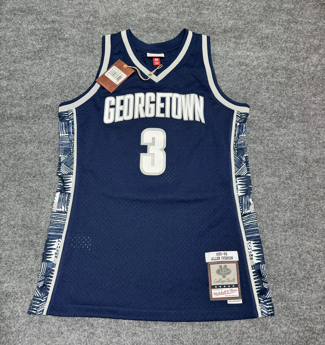Allen iverson hotsell georgetown throwback jersey