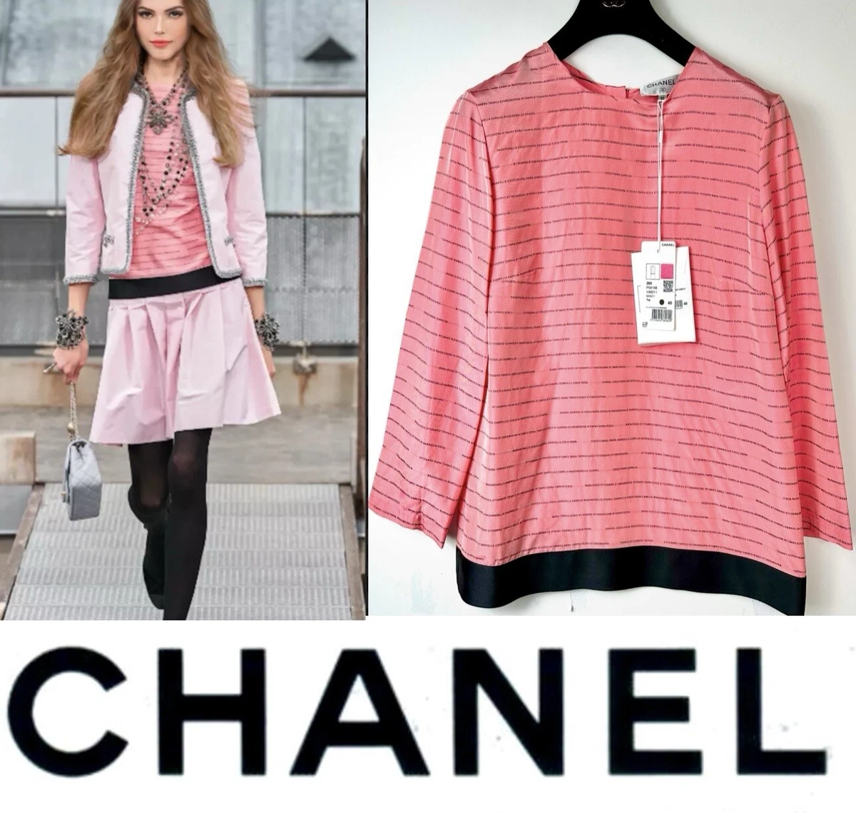 CHANEL Long Sleeve Tops for Women for sale | eBay
