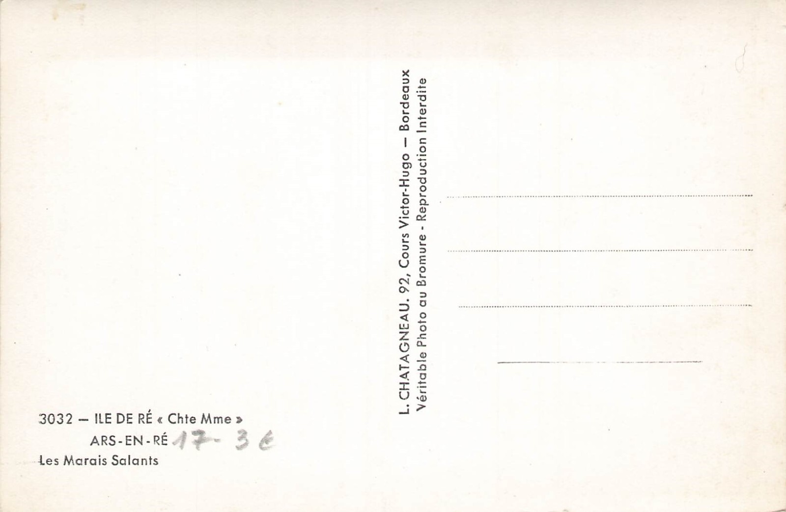 FRANCE POSTCARD 107133