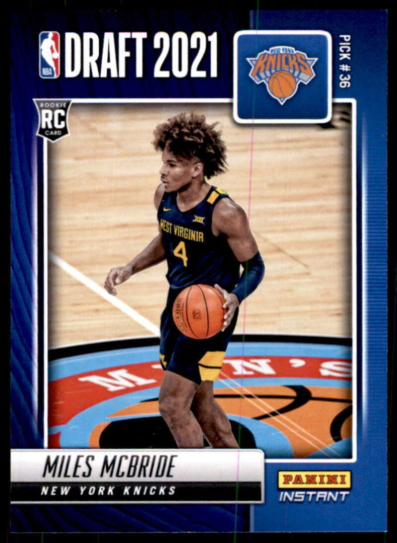 Miles McBride 2021-22 Panini Instant Draft Night #DN29 Knicks | eBay