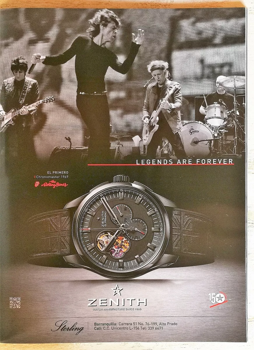 Zenith el primero rolling stones cheap