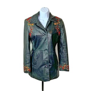 kasper leather jacket