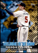 Freddie Freeman 2022 Topps 5x7 Welcome to the Show Gold #WTTS-15 6/10 Braves