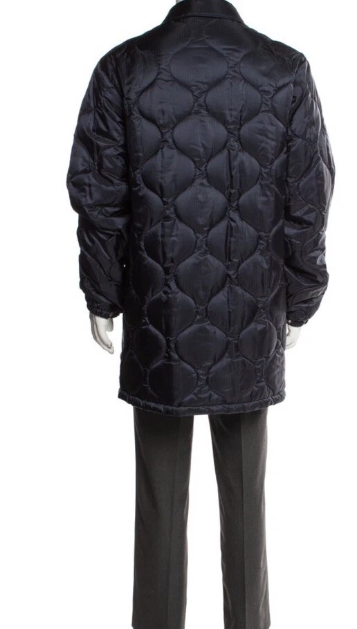 Giacca Chevron trapuntata leggera nuova con etichette $2800 GUCCI GG Zaboo Ripstop XL US