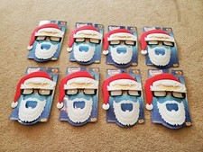 EIGHT NEW Santa Claus Christmas Eye Glasses - Funny, Hilarious, Cool Sun-Staches