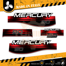 Decalcomania Adesivi Motore Fuoribordo Mercury 90 cv - Two Stroke ELPTO