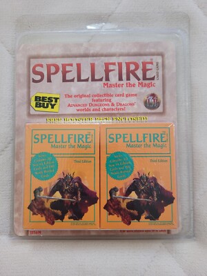 Spellfire Master the Magic Card Game 1995 Third Edition Dual Pack w/ Extra Pack