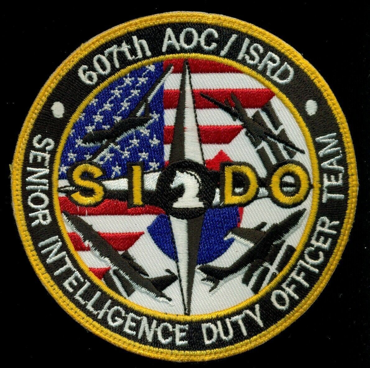 USAF 607th AOC Air Operations Center ISRD Intelligence Patch