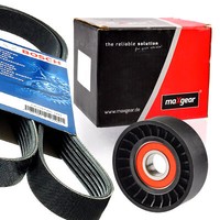 Bosch 6PK1230 Keilrippenriemen + Rolle FüR Fiat Punto 188 1.9 JTD