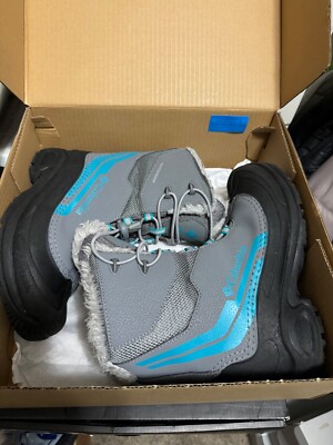 Columbia Boys' Bugaboot Plus IV Omni-Heat Waterproof Winter Boots Youth Size 6