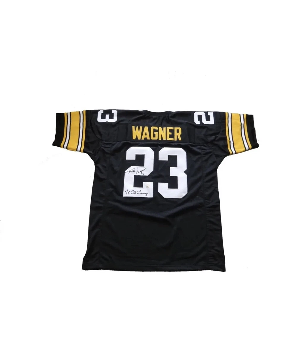 Mike Wagner Signed Pittsburgh Steelers 4x SB Champ Jersey JSA eBay