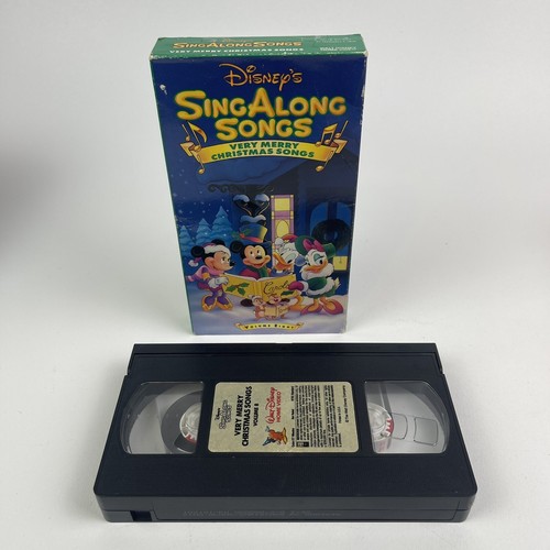 SingAlong Songs Very Merry Christmas Songs VHS VCR Tape Used Disney Cartoon - Picture 5 of 6