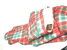 Vintage LEE Plaid Golf Pants Mod Mens Size 34 Great Color Red Green