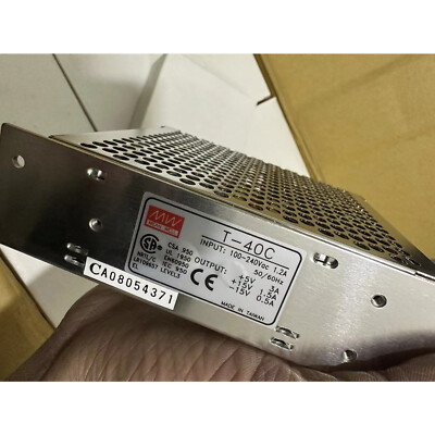 1PCS T-40C 5V3A 15V1.5A-15V0.5A MEANWELL Output Switching Power Supply NEW#QW
