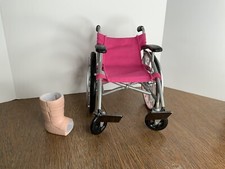Our Generation 18  Doll Collapsible Wheelchair  Leg Cast Set Of 2
