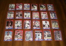 CARL YASTRZEMSKI YAZ 1984 STAR COMPANY COMPLETE SET  24 CARDS  MT Boston Red Sox
