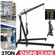 2 Ton hydraulischer Klappkran für Motor Hebebühne Ständer für Garage Werkstatt