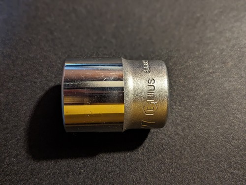 27mm Shallow Socket - 1/2 Drive - Genius - 433827 - Picture 2 of 9