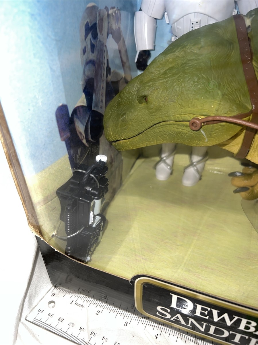STAR WARS POWER OF THE FORCE 12 INCH DEWBACK AND SANDTROOPER