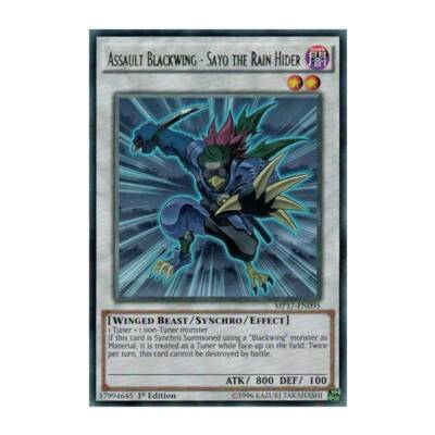 Collectible Card Games Toys Hobbies Nm 1st Super Rare Assault Blackwing Onimaru The Divine Thunder X3 Yugioh