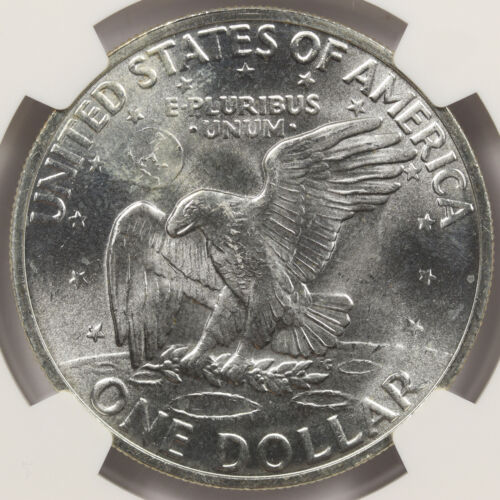 Dólar Eisenhower de plata 1971-S Ike $1 NGC MS66 - Imagen 4 de 4