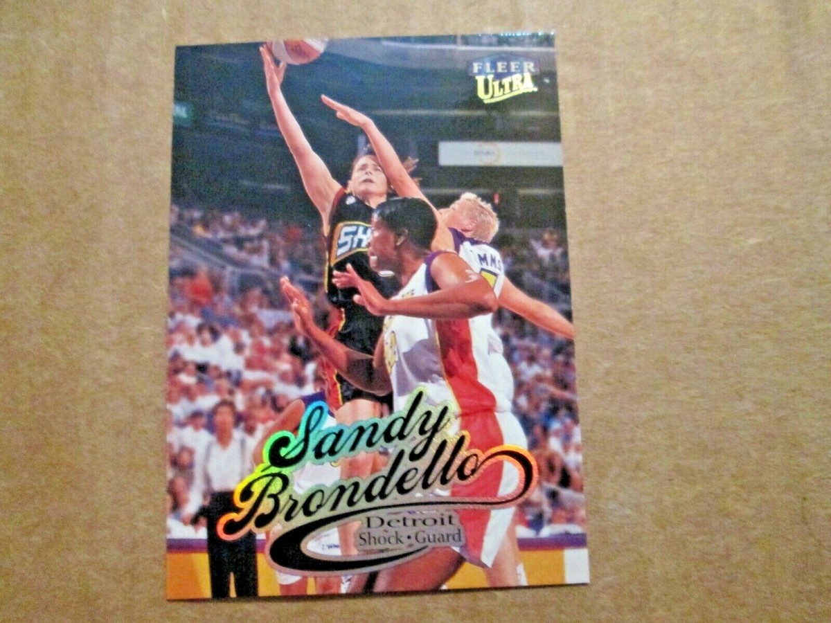 1999 Fleer Ultra WNBA Sandy Brondello Detroit Shock Rookie nrmt | eBay