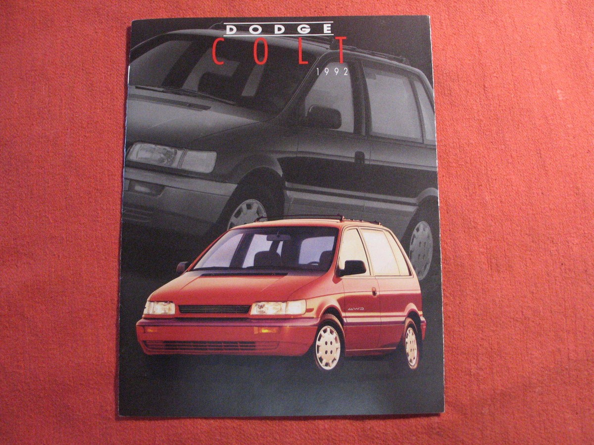 Dodge Colt catalog car brochure prospekt 1992 Canada market | eBay