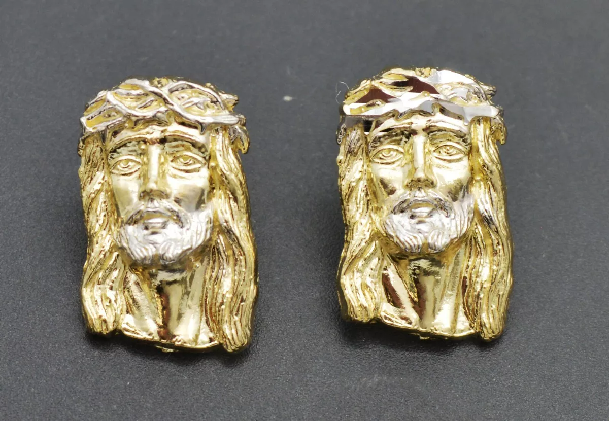 Jesus head earrings sale