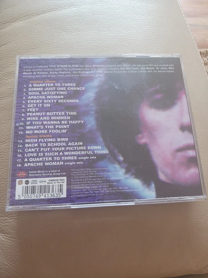 Stone Alone - Bill Wyman 2006 Expanded Edition SEE DESCRIPTION CD 18 Tracks - image 2 of 4