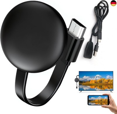4K HDMI Wireless Dongle 5G, Chromecast, Miracast Display Adapter für TV, 