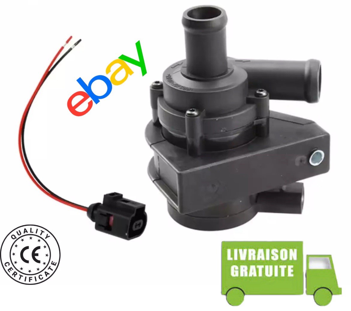 Pompe à eau additionnelle 1K0965561J régulatrice thermique 12V Seat Skoda