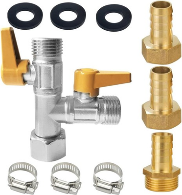 #ad Winterizing Kit 1 2” Hose Barb Copper Nickel Plated T sh Size: 1 2” Hose Barb $26.24
