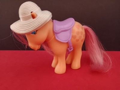 antigua figura muñeco mi pequeño pony my little pony g1 con accesorios hasbro