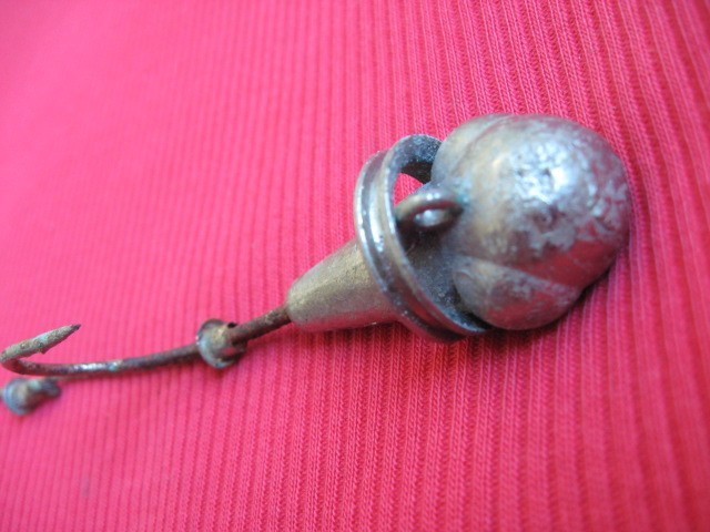 Vintage Heavy Saltwater Eel Skin Jig Striper Rig