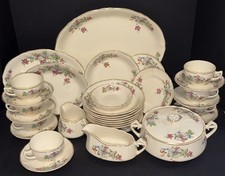 1940s Edwin M Knowles China Dinnerware Lot of...