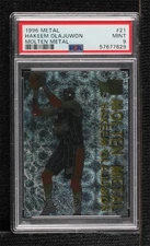 1996-97 Fleer Metal Molten Metal Hakeem Olajuwon #21 PSA 9 MINT HOF