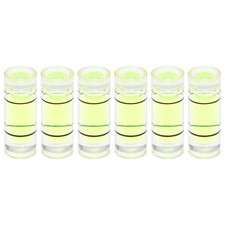 6pcs Small Cylindrical Bubble Level Vials 4.5x12mm Levels Measuring Tools
