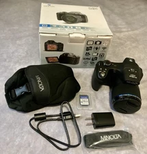 Minolta Pro Shot MN67Z 20MP FHD Wi-Fi Digital Camera w/ 67x Optical Zoom - Black